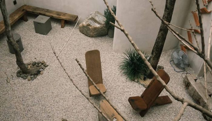 Top Mẫu Thiết Kế Quán Cafe Sân Vườn Giá Rẻ Được Ưa Chuộng Nhất Hiện Nay 4 Mẫu vintage, mộc mạc