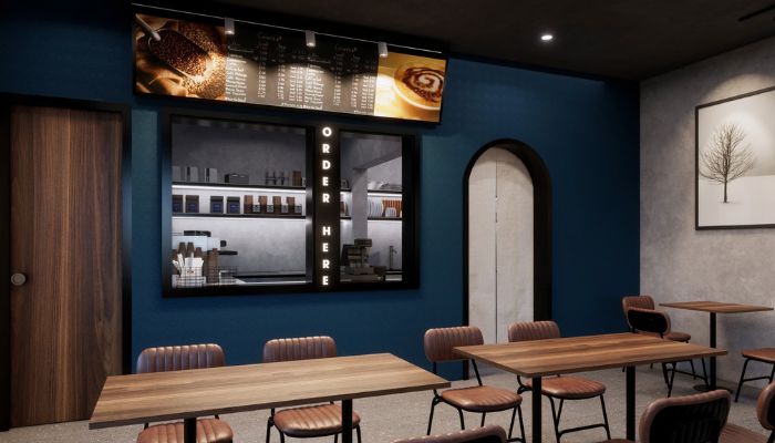 Top Giải Pháp Cải Tạo Quán Cafe Nhỏ Tiết Kiệm Chi Phí 2025 3 Quầy bar thông minh và gọn gàng
