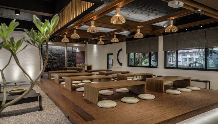 THIẾT KẾ NHÀ HÀNG PHONG CÁCH NHẬT BẢN ĐẬM CHẤT TINH TẾ 2 Thiết kế nhà hàng Nhật Bản Phong cách hiện đại