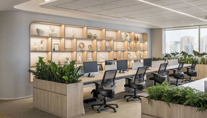 Thiết kế văn phòng xanh sáng tạo