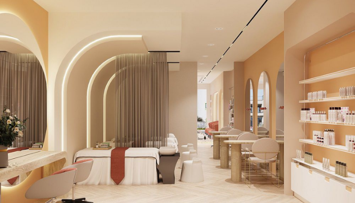 Thiết Kế Spa Hiện Đại, Tối Ưu Không Gian Và Chi Phí Đầu Tư 3 Màu sắc nhẹ nhàng, thư giãn