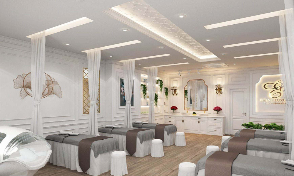 10 Ý Tưởng Thiết Kế Spa Luxury Sang Trọng Cho Chủ Đầu Tư Thông Minh 4 Vật liệu sang trọng và bền bỉ