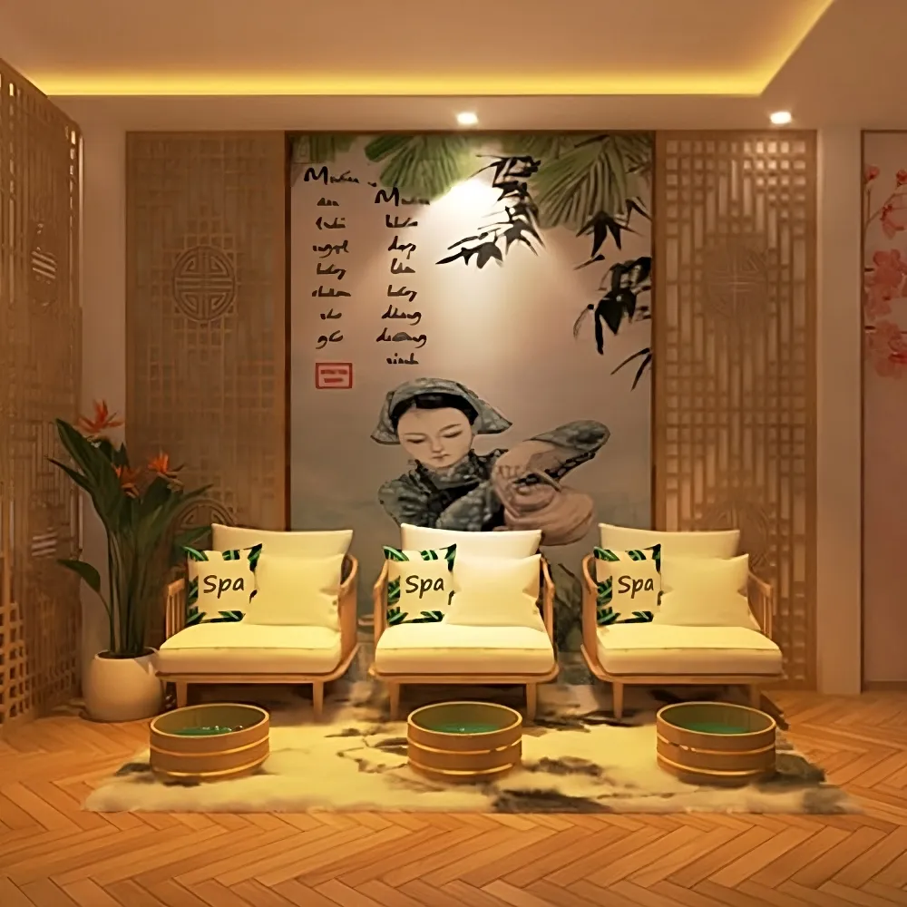 Thiết kế spa gội đầu dưỡng sinh mini 8 Thiết kế spa gội đầu dưỡng sinh mini
