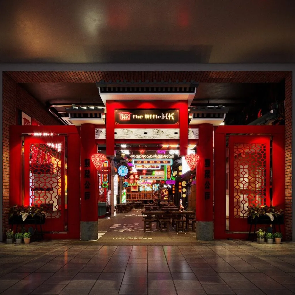 Thiết kế nhà hàng lẩu Hong Kong sang trọng 2 Thiết kế nhà hàng Hong Kong