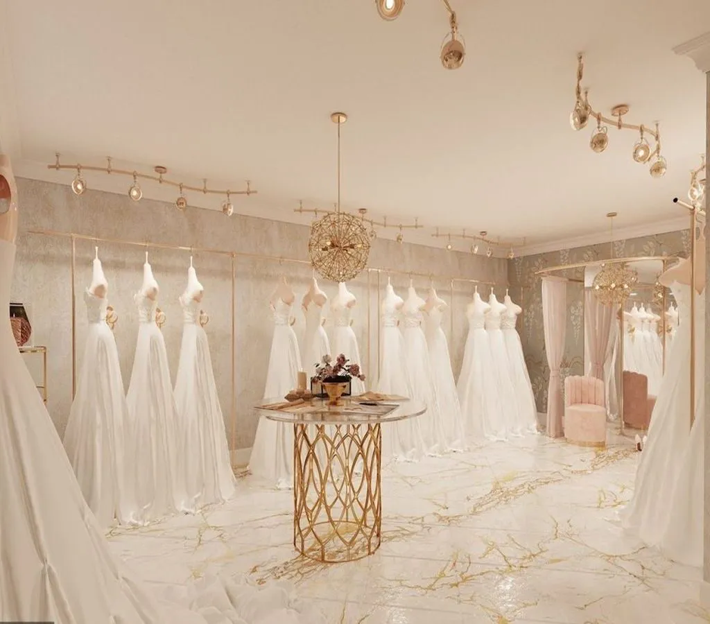 Thiết kế showroom váy cưới ấn tượng 2 showroom váy cưới
