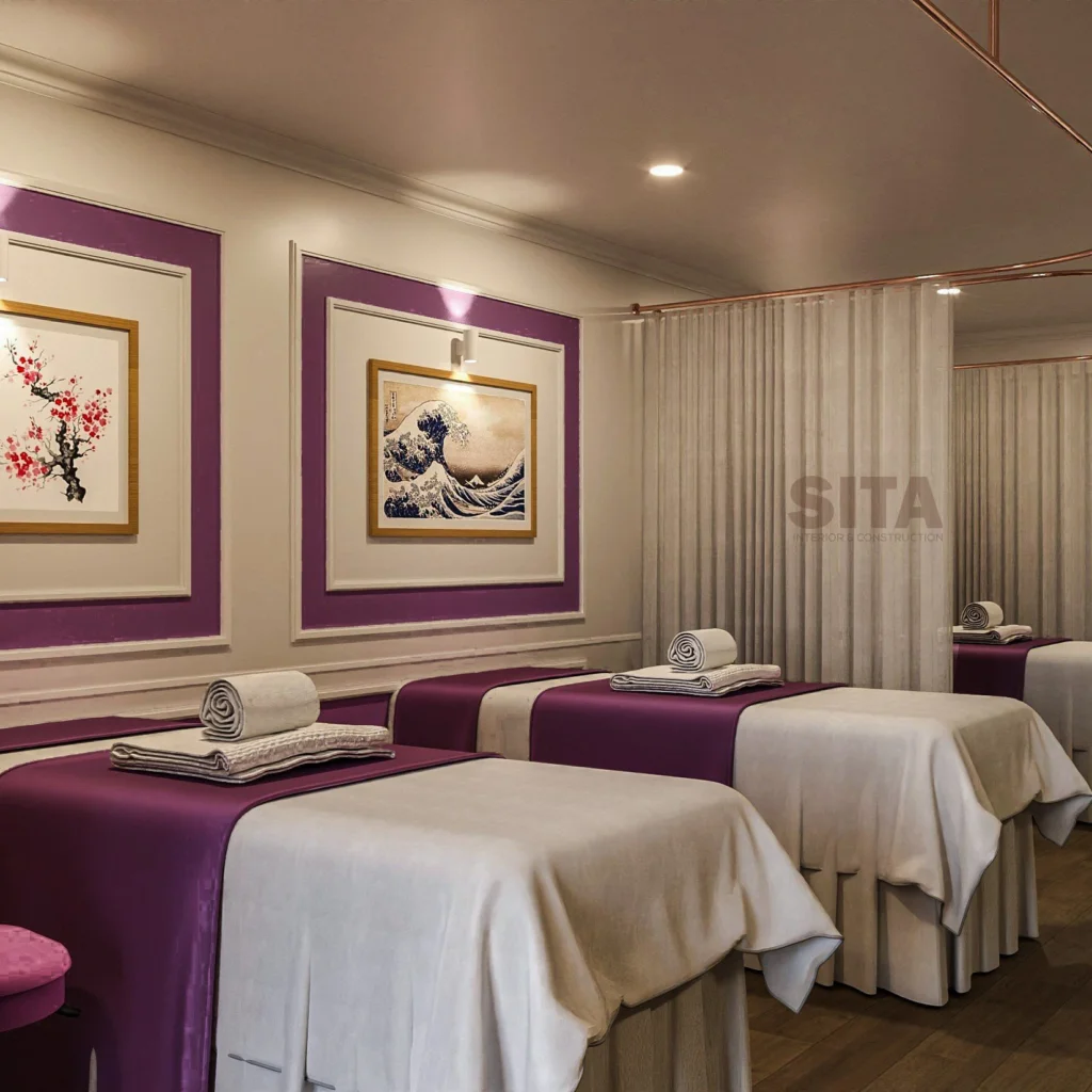 Mẫu thiết kế phòng spa đẹp cuốn hút 1 spa đẹp