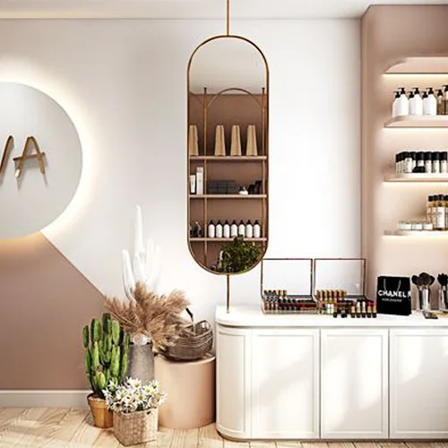Thiết kế showroom mỹ phẩm đẹp- thu hút khách hàng 1 showroom mỹ phẩm