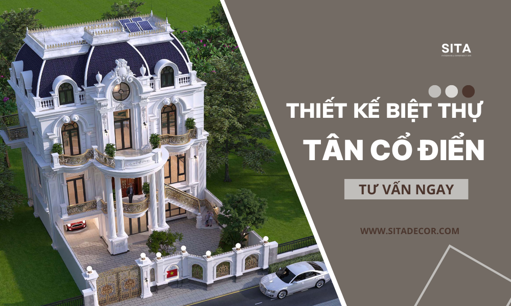 Thiết Kế Biệt Thự Tân Cổ Điển Với Không Gian Sống Hoàn Hảo 8 Thiết Kế Biệt Thự Tân Cổ Điển Với Không Gian Sống Hoàn Hảo